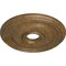 Ekena Millwork Bradford Ceiling Medallion (Canopies up to 4 3/8"), 18 1/8"OD x 3 3/4"ID x 1 1/8"P, Rubbed Bronze CM18BRRZS - alternate 3